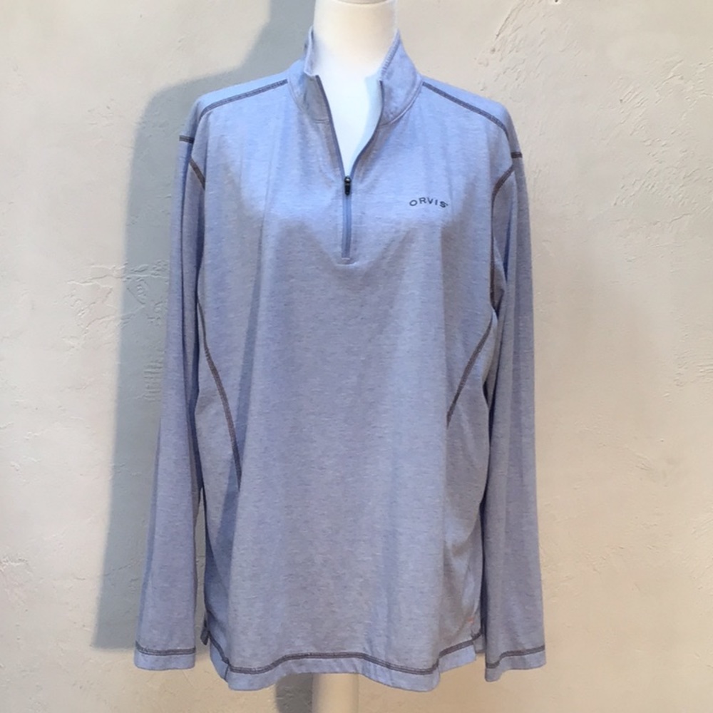 Orvis long sleeve, quarter zip men’s shirt